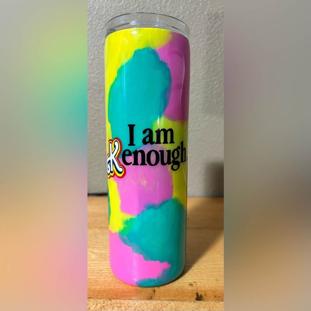 I am “Kenough” 20oz. Tumbler w/straw